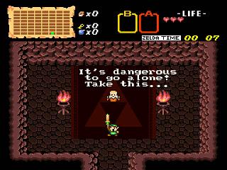 Screenshot Thumbnail / Media File 1 for BS Zelda no Densetsu (Japan) (BS) [En+Hack by BSZHP v20090124] (~BS The Legend of Zelda) (Link Version) (Timer+No Limit)